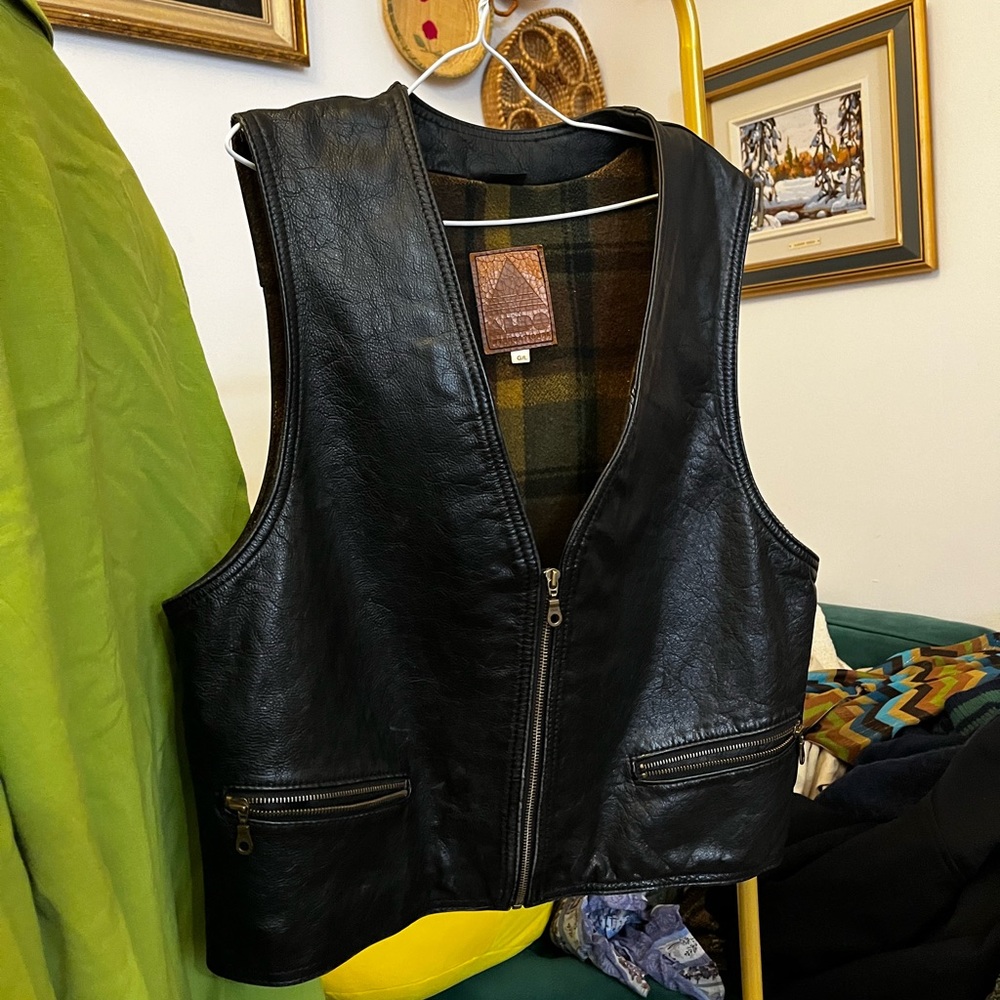 ALDO Vintage leather vest